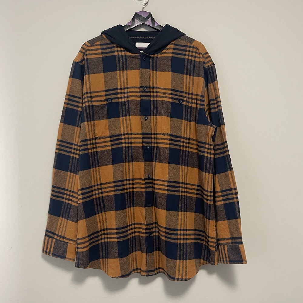 WindRiver Mens Long Sleeves Flannel Shirt Size 2XL